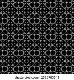 Fondo de patrón geométrico blanco y negro de Antiguas con líneas abstractas de círculos triángulos y cuadrados Diseño elegante inspirado en Bauhaus con Elementos op art