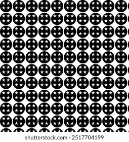 Vintage black and white geometric pattern background featuring abstract lines of circles triangles and squares Stylish Bauhaus inspired design with op art elements