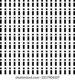 Vintage black and white geometric pattern background featuring abstract lines of circles triangles and squares Stylish Bauhaus inspired design with op art elements
