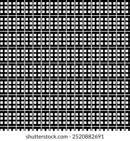 Fondo de patrón geométrico blanco y negro de Antiguas con líneas abstractas de círculos triángulos y cuadrados Diseño elegante inspirado en Bauhaus con Elementos op art