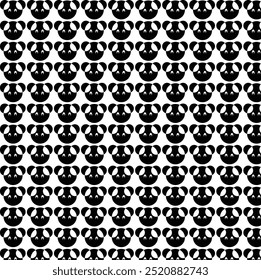 Fondo de patrón geométrico blanco y negro de Antiguas con líneas abstractas de círculos triángulos y cuadrados Diseño elegante inspirado en Bauhaus con Elementos op art