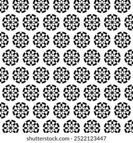 Fondo de patrón geométrico blanco y negro de Antiguas con líneas abstractas de círculos triángulos y cuadrados Diseño elegante inspirado en Bauhaus con Elementos op art