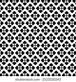 Fondo de patrón geométrico blanco y negro de Antiguas con líneas abstractas de círculos triángulos y cuadrados Diseño elegante inspirado en Bauhaus con Elementos op art