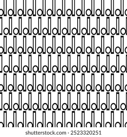 Vintage black and white geometric pattern background featuring abstract lines of circles triangles and squares Stylish Bauhaus inspired design with op art elements