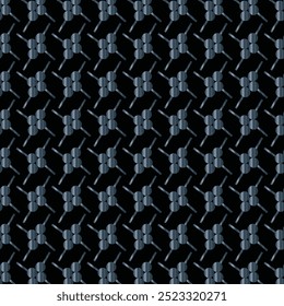 Vintage black and white geometric pattern background featuring abstract lines of circles triangles and squares Stylish Bauhaus inspired design with op art elements