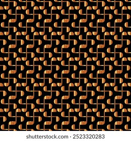 Vintage preto e branco padrão geométrico fundo com linhas abstratas de círculos triângulos e quadrados Elegante Bauhaus inspirado design com elementos de arte superior
