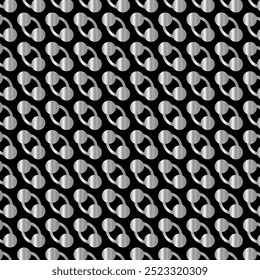 Vintage black and white geometric pattern background featuring abstract lines of circles triangles and squares Stylish Bauhaus inspired design with op art elements