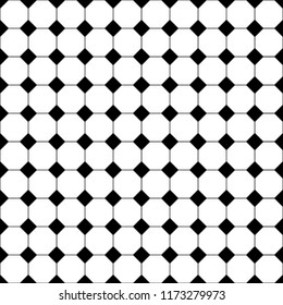 Vintage black and white tiles diagonal chequerwise squares vector pattern or background. Cross lines vector pattern, background. Seamless repeatable grid, mesh pattern.