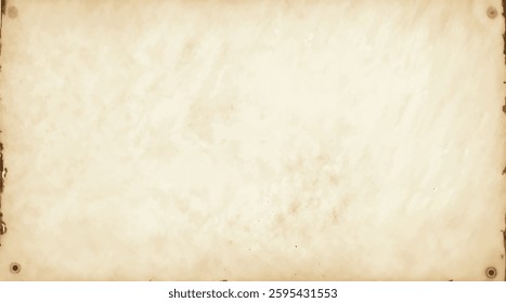 A vintage blank paper with an aged and worn appearance, featuring slightly burnt and torn edges, ideal for antique-style projects, isolated on white background	