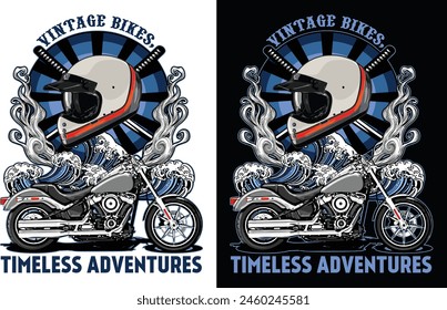 Vintage blokes, timeless adventures vintage t shirt design and graphics design