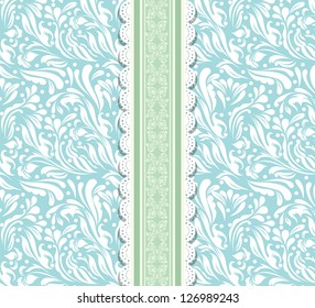 Vintage blue background for invitation, backdrop, card, new year brochure, banner, border, wallpaper, template, texture vector eps 10