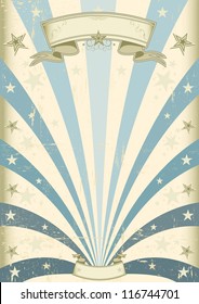 Fondo azul vintage. Un fondo azul vintage para tu mensaje