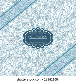 Vintage blue Christmas background for invitation, backdrop, card, new year brochure, banner, border, wallpaper, template, texture vector eps 10