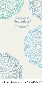 Vintage blue Christmas background for invitation, backdrop, card, new year brochure, banner, border, wallpaper, template, texture vector eps 8