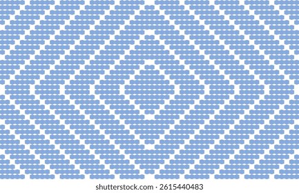 vintage blue gray blue white color block arrange in diamond patchwork repeat seamless style design for fabric print or t-shirt paint or backdrop wall, Tribal seamless geometric pattern