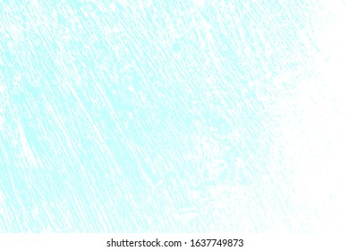 Vintage blue grunge gradient background on light backdrop. Abstract old grungy colorful element. Material design. Aging textured template. Aged color shabby weathered background. Messy paint sample.
