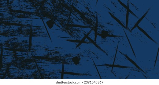 Vintage blue grunge texture background vector.modern
