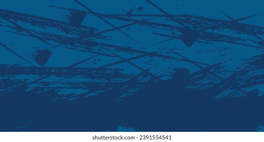 Vintage blue grunge texture background vector.modern
