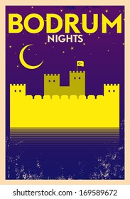 Vintage Bodrum Poster Design
