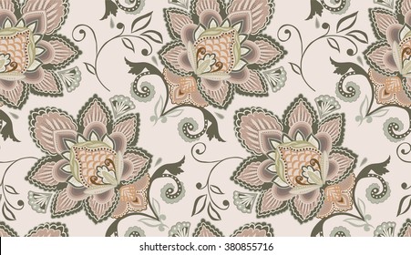 vintage boho print ~ seamless background