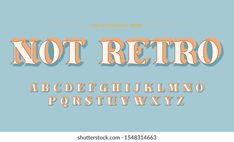 Vintage Bold Artistic Font Typography Design