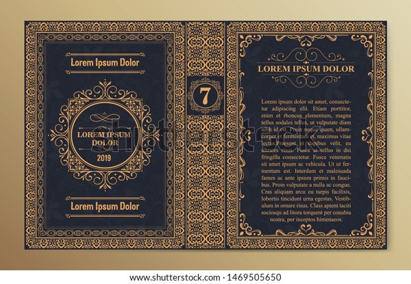 Vintage\
book layouts and design - covers and pages, classical rich frames,\
dividers, corners, borders, luxury ornaments and decorations,\
beautiful pages templates for creative\
design.