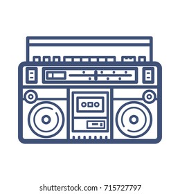 Vintage Boom Box Icon