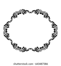 vintage border frame decoration romantic
