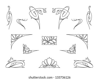 Vintage border set