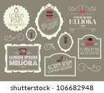 vintage borders/frames vector/illustration