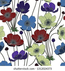 Vintage bouquet flowers vector