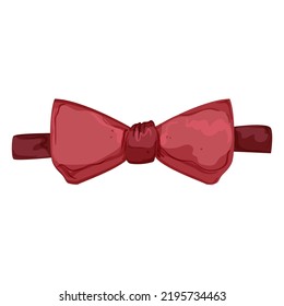 vintage bow tie cartoon. vintage bow tie sign. isolated symbol vector illustration