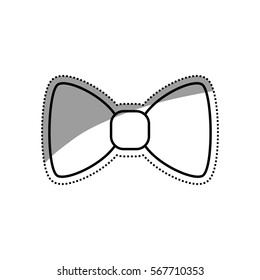 Vintage bow tie icon vector illustration graphic design