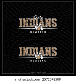 Vintage Bowling, Bowling Ball, Bowling pin, Team, Game, Bowler, Sports, Indian, Lady Indian, Sports Team, Athlete