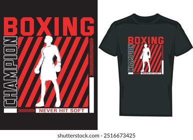 Vintage Boxing T shirt Design