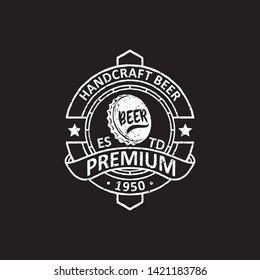 vintage brewery badges, labels, emblems and logo