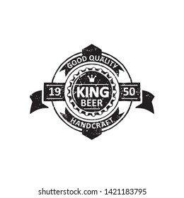 vintage brewery badges, labels, emblems and logo