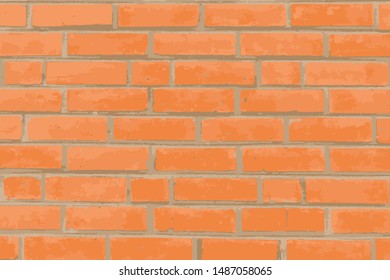 Vintage brick wall Vector illustration background