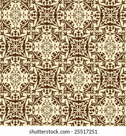 Papel mural de brocado de época - sin costuras y vectorial