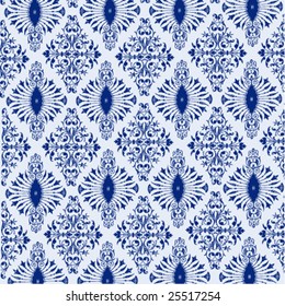 Vintage brocade wallpaper - vector format