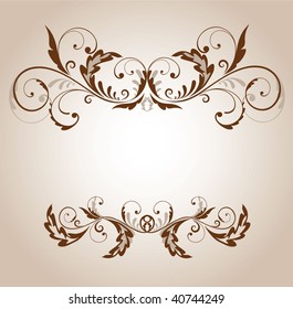 Vintage brown frame
