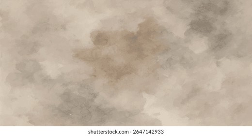 Vintage brown paper texture against an abstract blue cloudy sky with light aged grunge