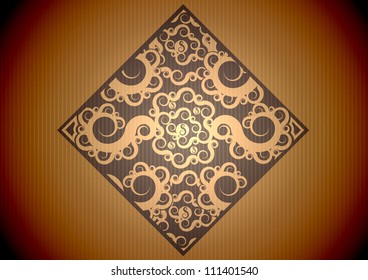 Vintage brown pattern