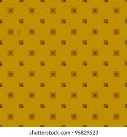 Vintage brown square background