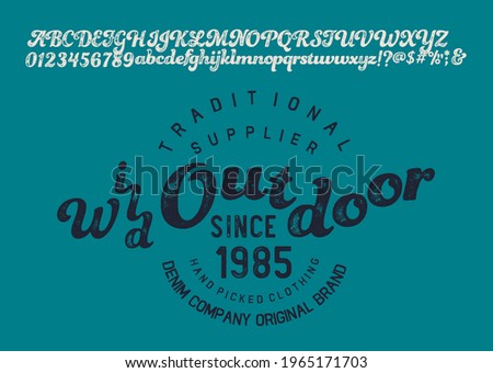 Vintage Brush Script Modern Alphabet. Retro Typeface. Textured unique brush in alphabet style. Letters.Vector Alphabet. Exclusive Custom Letters.