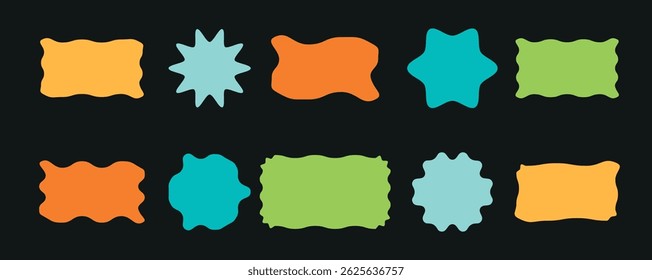 Vintage Brush Strokes Vector Set: Ink Lines, Circles, Frames, and Hand-Drawn Backgrounds