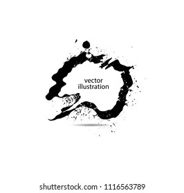 Vintage Bubble Think.grunge element for graphic design, website, brochure, poster. Vector illustration.
