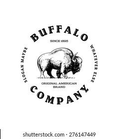 Vintage Buffalo Logo