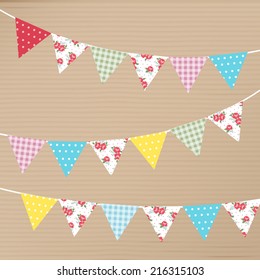 Vintage Bunting Banner 