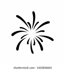 Vintage burst light rays. Vector illustration - Vector